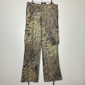 Mossy Oak Brush Camo Cargo Pants Hunting Outdoors 24304 Womens Size Medium